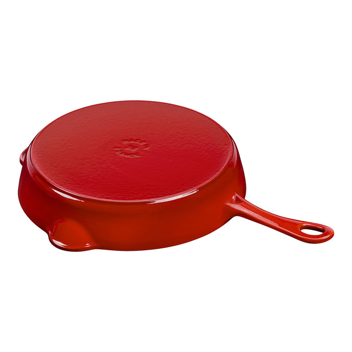 Staub Enameled Cast Iron 11"  Traditional Deep Skillet in Cherry