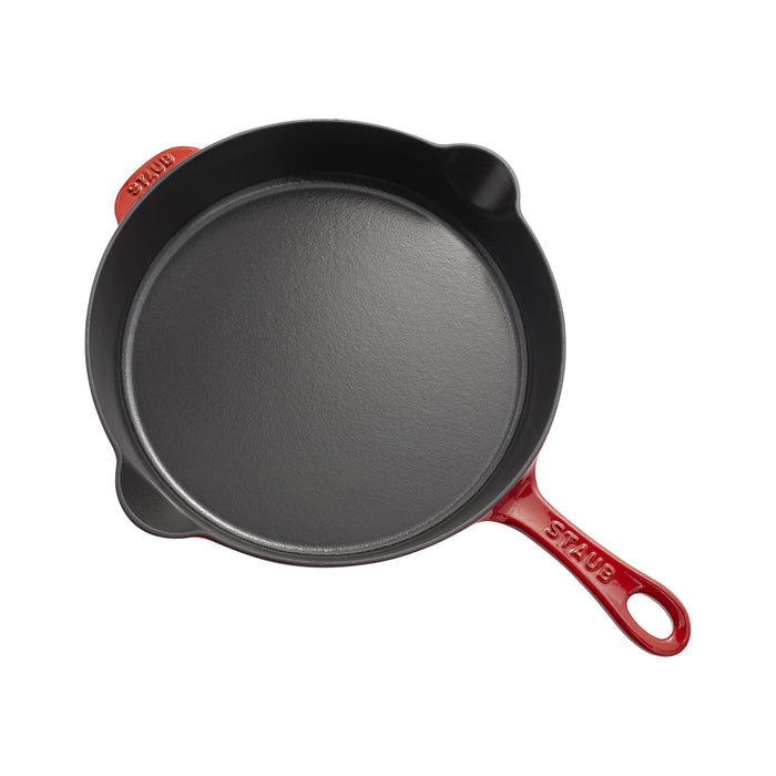 Staub Enameled Cast Iron 11"  Traditional Deep Skillet in Cherry