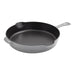 Staub Enameled Cast Iron 11"  Traditional Deep Skillet in Graphite Grey