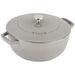 Staub Enameled Cast Iron 3.75 Qt Essential French Oven in Graphite Grey