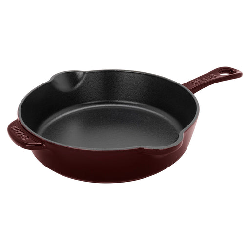 Staub Enameled Cast Iron 8.5" Traditional Deep Skillet in Grenadine