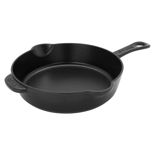 Staub Enameled Cast Iron 8.5" Traditional Deep Skillet in Matte Black