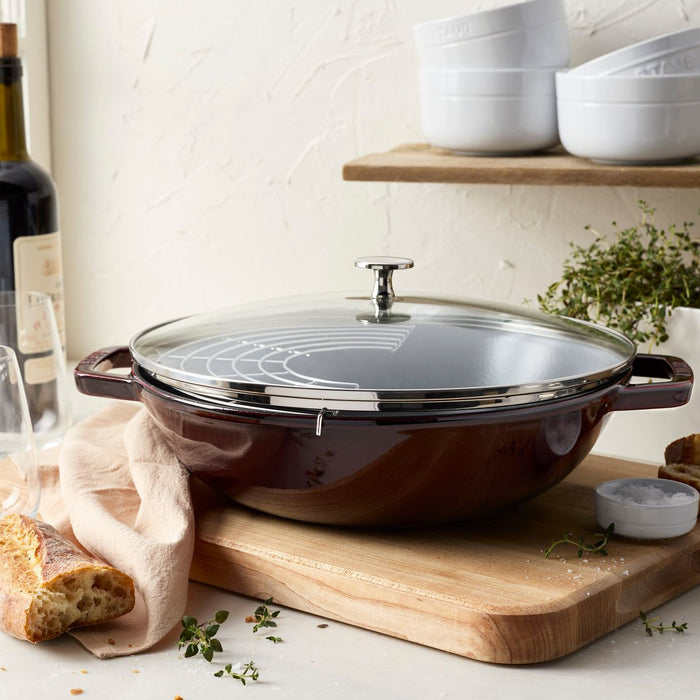 Staub Enameled Cast Iron Perfect Pan in  Grenadine