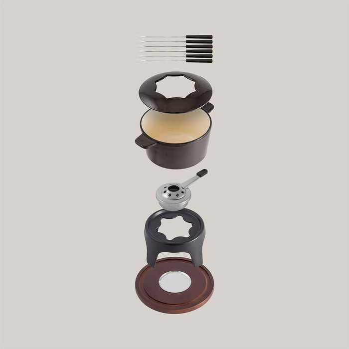 Swissmar Sierra 12 Pc Cast Iron Fondue Set