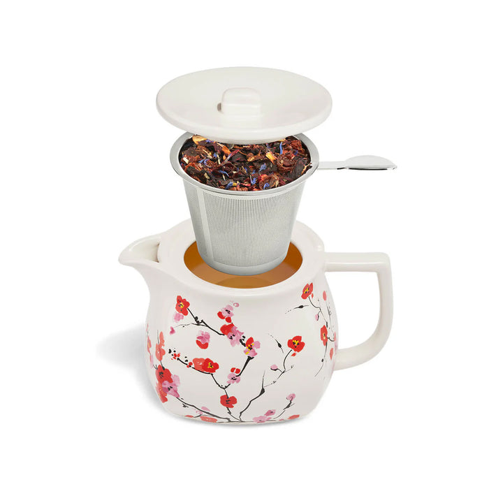 Tea Forte Fiore Teapot with Infuser Sakura