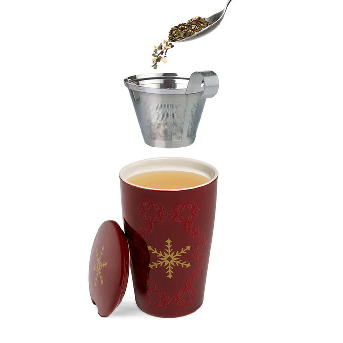 Tea Forte KATI Steeping Cup & Infuser Warming Joy 