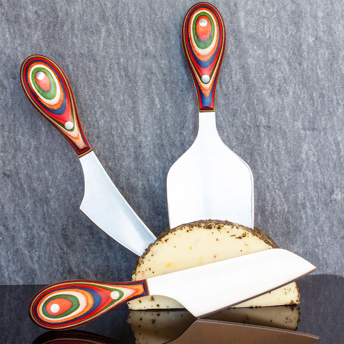 Totally Bamboo Baltique Marrakesh Collection 3-Piece Cheese Knife Set