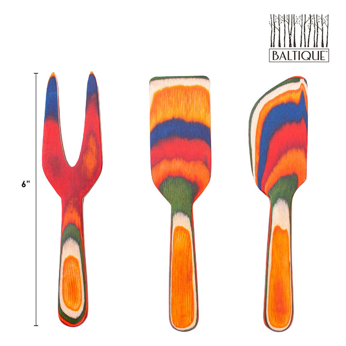 Totally Bamboo Baltique Marrakesh Collection 3-Piece Cheese Tool Set