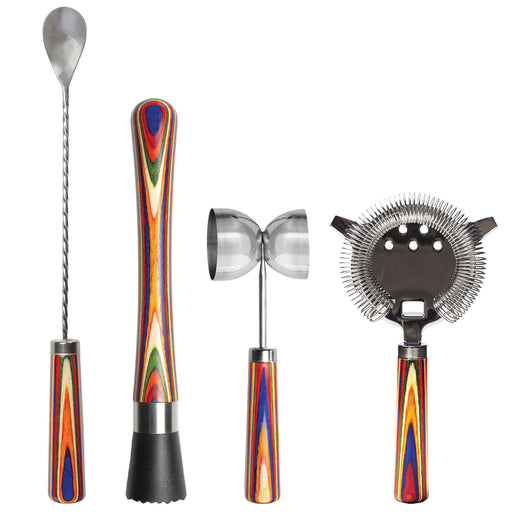 Totally Bamboo Baltique Marrakesh Collection 4 Pc Bartending Kit