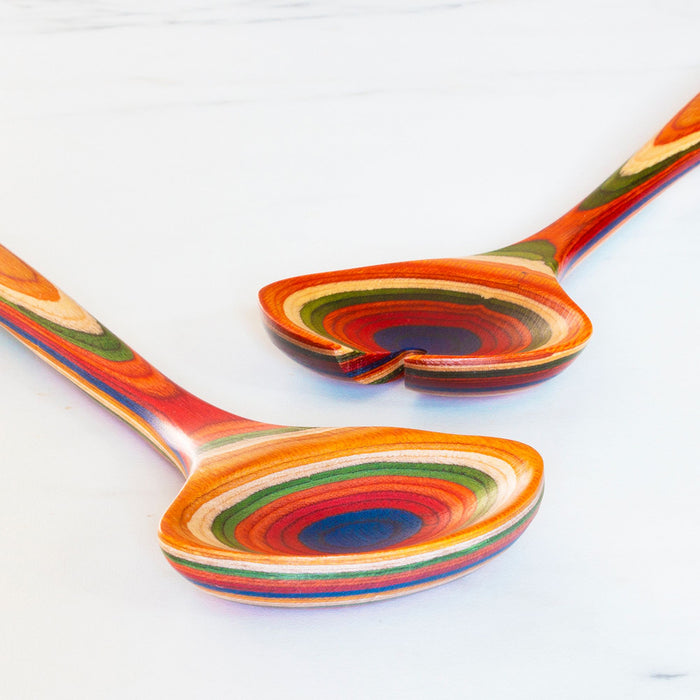 Totally Bamboo Baltique Marrakesh Collection Salad Server Utensil Set