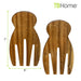 Totally Bamboo Home Acacia Wood Salad Hands Serving Set