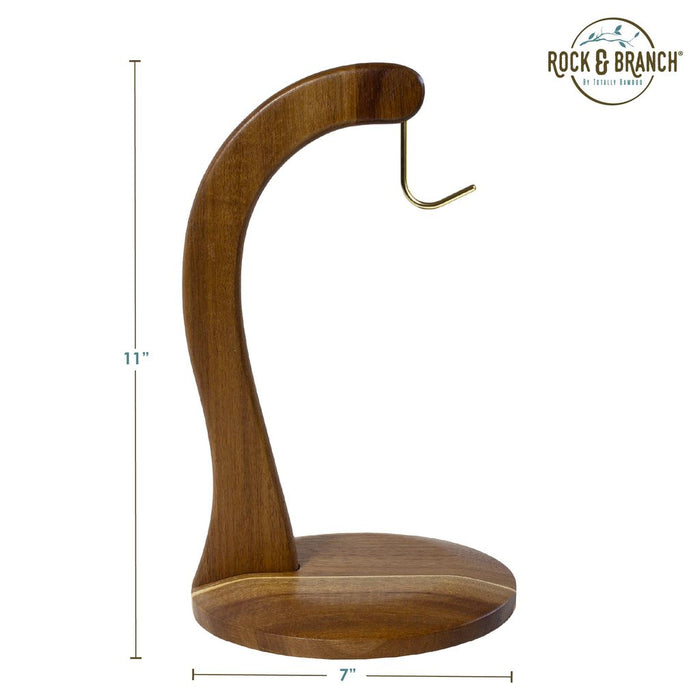Totally Bamboo Rock & Branch Acacia Wood Banana Holder