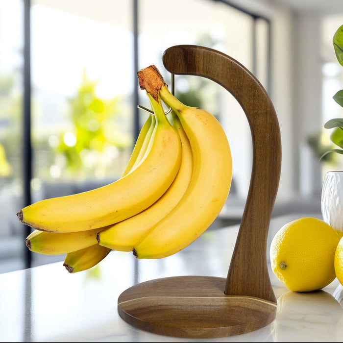 Totally Bamboo Rock & Branch Acacia Wood Banana Holder