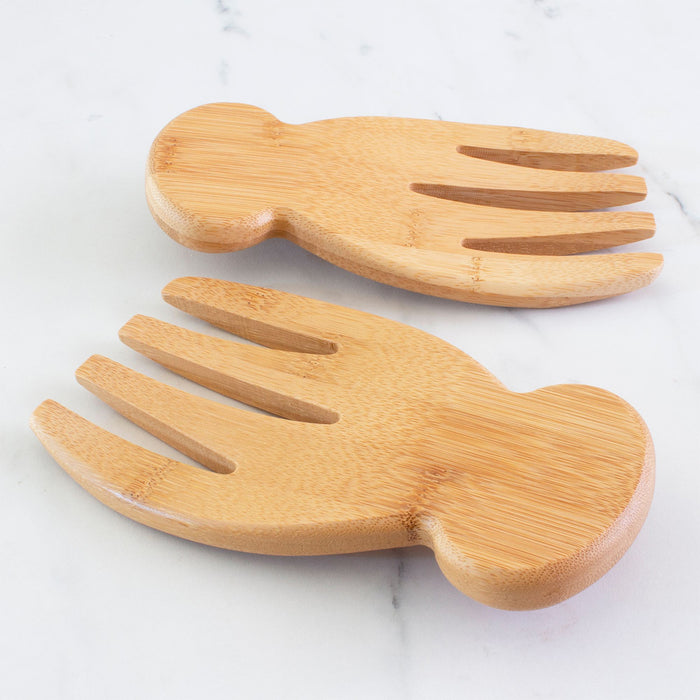 Totally Bamboo Salad Hands, Bamboo Salad Serving Set