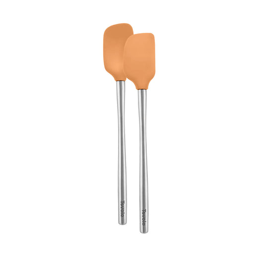Tovolo Flex-Core Mini Spatula & Spoonula Set Apricot