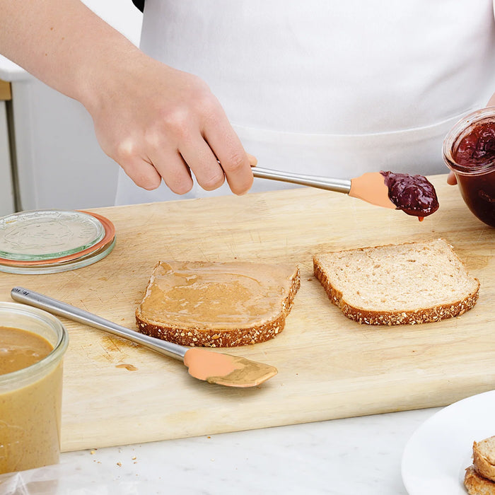 Tovolo Flex-Core Mini Spatula & Spoonula Set Apricot