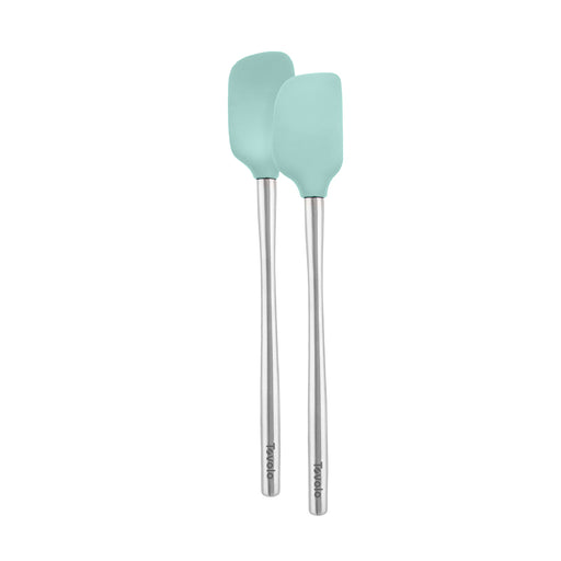 Tovolo Flex-Core Mini Spatula & Spoonula Set Aqua