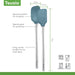 Tovolo Flex-Core Mini Spatula & Spoonula Set Blue Slate