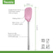 Tovolo Flex-Core Spoonula with Stainless Steel Handle Pink Sorbet
