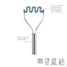 Tovolo Silicone Potato Masher Blue Slate
