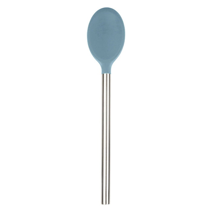Tovolo Silicone and Stainless Steel Mixing Spoon Blue Slate