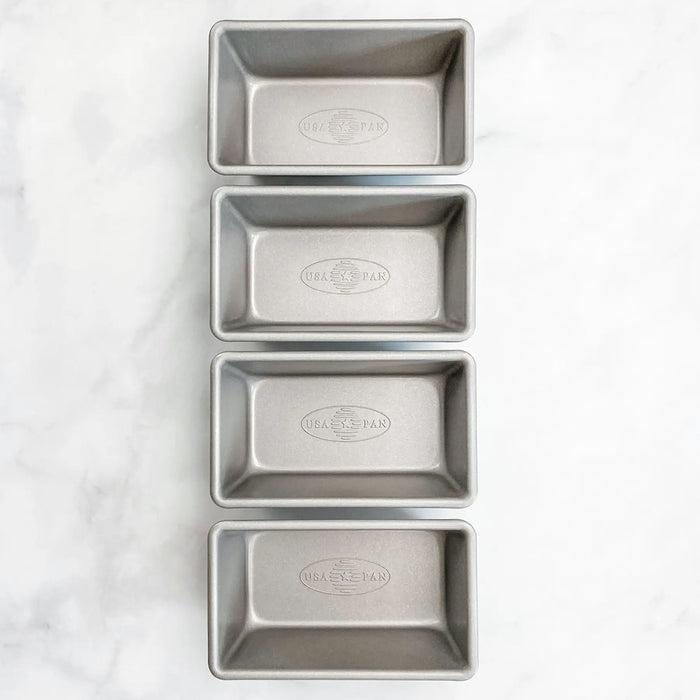 USA Pan Mini Bread Loaf Pans - Set of 4