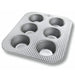 USA Pan Muffin Pan 6 Cup 