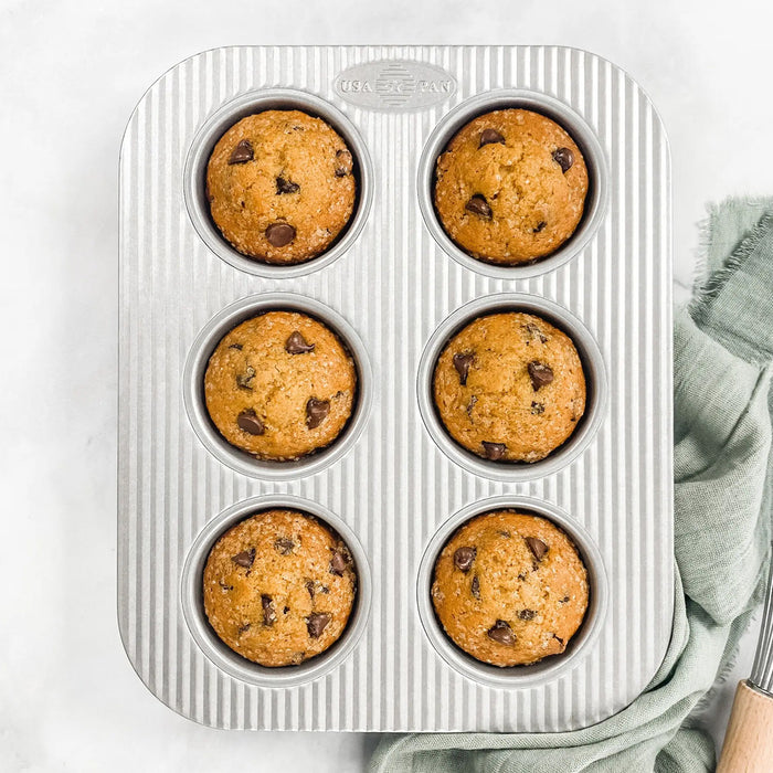 USA Pan Muffin Pan 6 Cup 
