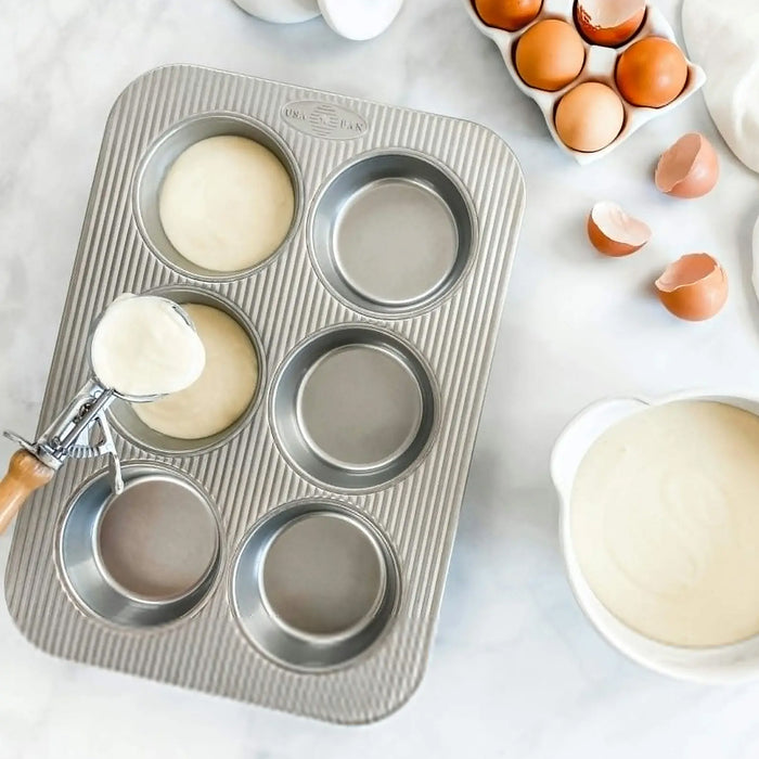Usa Pan Mini Round Cake Pan - 6 Cakes