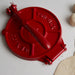 Verve Culture Tortilla Press Kit - Red Cast Iron with Servilleta