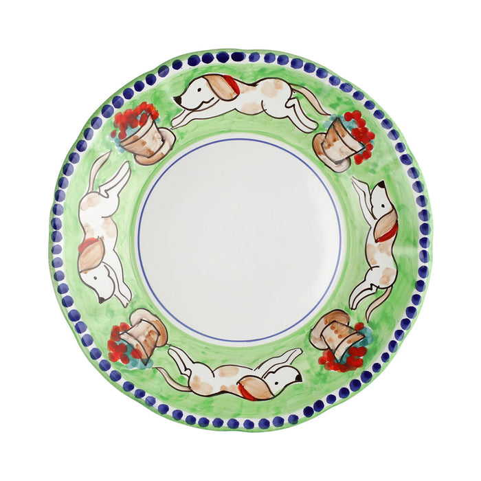 Vietri Campagna Cane Dinner Plate