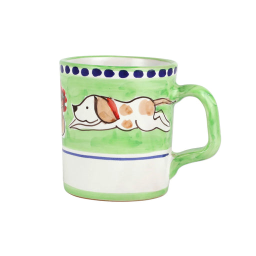 Vietri Campagna Cane Mug