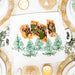 Vietri Lastra Holiday Handled Square Platter