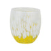 Vietri Nuvola White and Yellow Double Old Fashioned