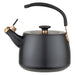 Viking 2.6 Qt Stainless Steel Modern Teakettle w/ 3-Ply Base Black & Rose Gold