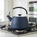 Viking 2.6 Qt Stainless Steel Modern Teakettle w/ 3-Ply Base Slate Blue