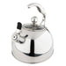 Viking 2.6 Qt Mirrored Stainless Steel Whistling Kettle with 3-Ply Base