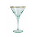 Viva By Vietri Rainbow Martini Glass in Green