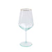 Viva By Vietri Rainbow Wine Glass in Green
