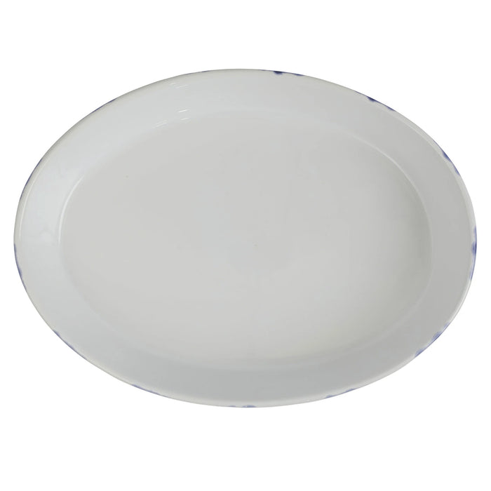 Viva By Vietri Santorini Dot Oval Baker