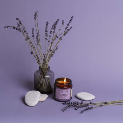 Votivo Saint Germain Lavender 2.8 oz Aromatic Jar Candle