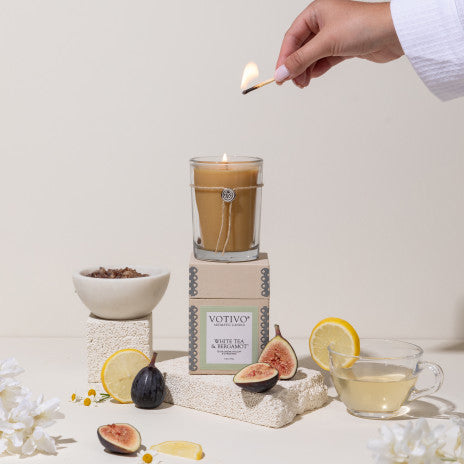 Votivo White Tea & Bergamot 6.8oz Aromatic Candle