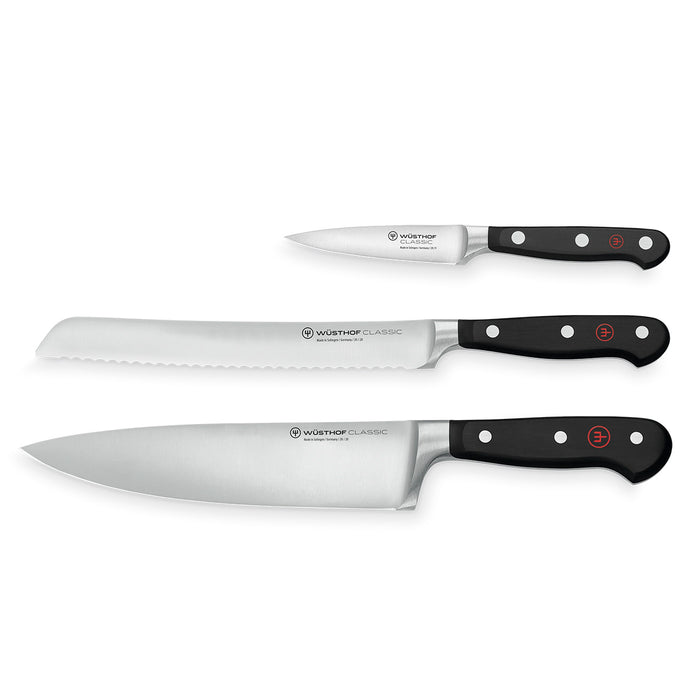 Wusthof Classic Forged 3 Piece Starter Set
