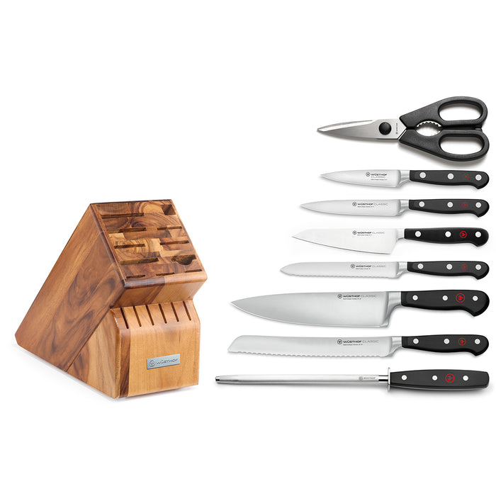 Wusthof Classic Forged 9 Piece Block Set