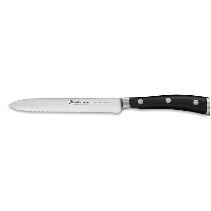 Wusthof Classic Ikon Forged 5" Serrated Utility Knife