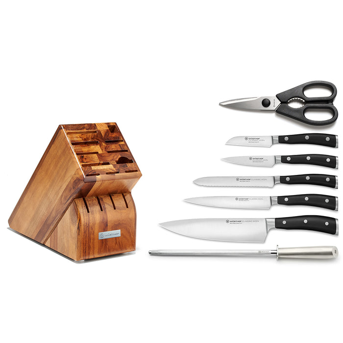 Wusthof Classic Ikon Forged 8 Piece Block Set