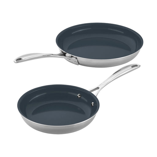 ZWILLING Clad CFX 2-pc Ceramic Nonstick Fry Pan Set 8" & 10"