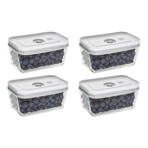 ZWILLING Fresh & Save 4 Pc Small Glass Vacuum Box Set