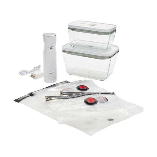 ZWILLING Fresh & Save 7 pc Borosilicate Glass Vacuum Starter Set