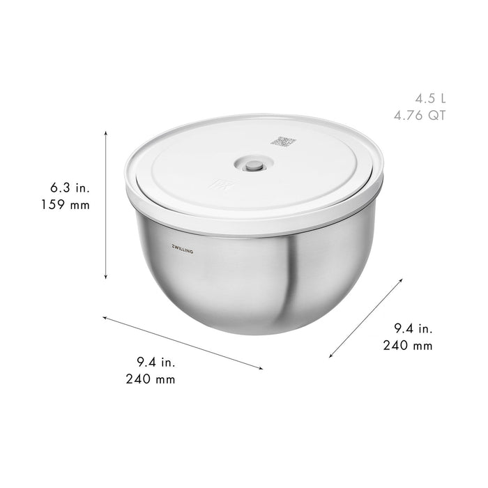 ZWILLING Fresh & Save Stainless Steel Large Vacuum Bowl